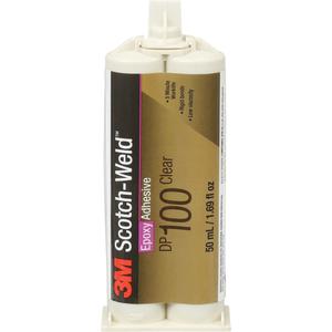 Scotch-Weld™ Adhesive - 1.7 fl. oz., Dual Cartridge, Clear, Two-Part