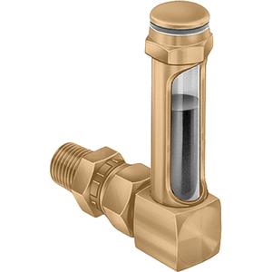 Brass Liquid Level Gauges - Union Coupling - 8-11/16", Threaded, 225°F (107.22° C), 5/8", 1/2, Buna-N, Glass