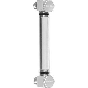 Round Nylon Liquid Level Gauge - 10", Threaded, 205°F (96.11° C), 125 PSI maximum @ 72Â°F (Round),175 PSI maximum (Alum.), Buna-N, Glass (Aluminum) - Round nylon (Trogamid)