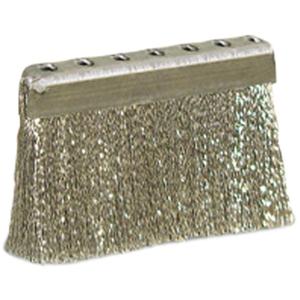 Flat, Round or Roto Brushes - Flat, 2 1/4 x 3/8, Stainless Steel