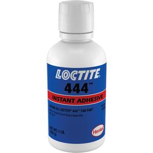 444 TAK PAK® Adhesive - 1 lbs., Bottle, Clear, 3200 psi, 35 - 46 °F, Medium