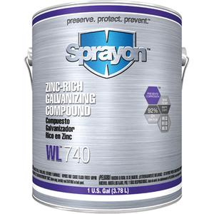 WL741 Zinc-Rich Galvanizing Compound - 3.78 L, Gallon, 128 oz, 3.78 L