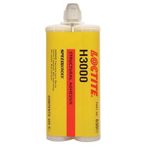 H3000™ General Purpose Structural Adhesives - 400 ml, Dual Cartridge, Cream, Two-Part, 6 minutes, 24 hrs.