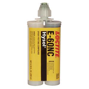 E-60NC™ Electrically Non-Corrosive Structural Adhesives - 200 ml, Dual Cartridge, Black, 60 min., 24 hrs., Two-Part, 200 ml