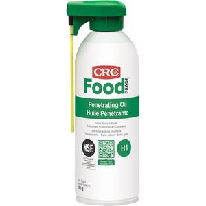Food Plant Penetrating Oil - 312 g, Aerosol Can, Clear Liquid, Wet, Mineral Oil, 93.3°C