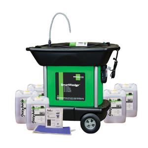 SmartWasher® SW-437 Mobile Parts Washer Kit - 25 gal., 55", 48", 42", Plastic, 1000 lbs.