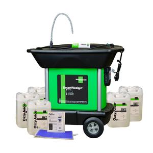 SmartWasher® SW-737 Mobile Parts Washer Kit - 25 gal., 55", 48", 42", Plastic, 1000 lbs.