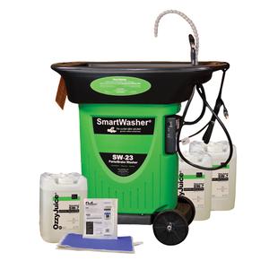 SmartWasher® SW-723 Mobile Parts Washer Kit - 15 gal., 50", 48", 42", Plastic, 500 lbs.