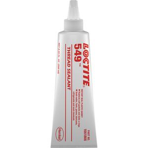 549 Thread Sealant - 250 ml, Orange, Tube, '-54° C - 149° C/-65° F - 300° F, 2 hrs., 24 hrs.