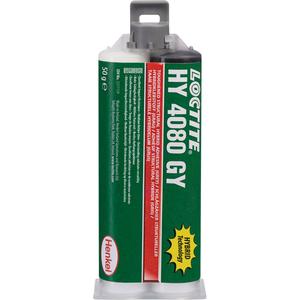 HY 4080 GY™ Structural Repair Hybrid Adhesive - 50 g, Dual Cartridge, Grey, Two-Part, 9 min., 24 hrs.