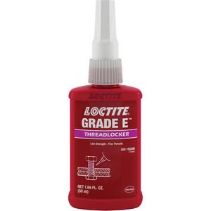 Threadlocker 080 Grade E - 50 ml, Bottle, Low, 10 min., 72 hrs., Purple, 50 lbs. / 20 lbs.
