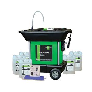 SmartWasher® SW-837 Mobile Parts Washer Kit - 25 gal., 55", 48", 42", Plastic, 1000 lbs.