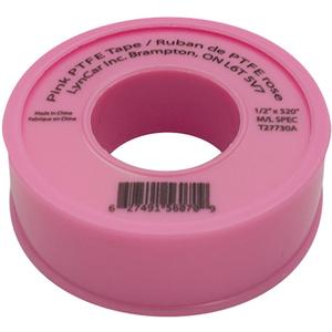 Teflon® Tape - 1/2", 520", Pink