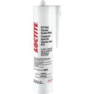 596 High Temp RTV Silicone Sealant - 300 ml, Red, Cartridge, 30 min