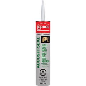 PL® Vapour Barrier & Sound Reduction Adhesive - 825 ml, Black, Tube