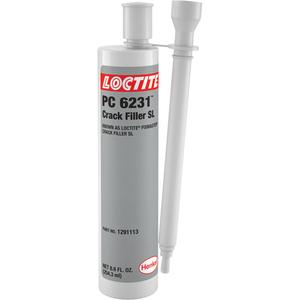 Loctite® Fixmaster® Crack Filler SL - 8.6 fl. oz., Dual Cartridge, Grey, 45 min., 90 min., 46° F - 69° F, '-40 °F - 120 °F (-40 °C - 50 °C)