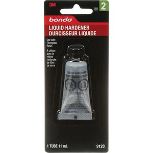 Bondo® Liquid Hardener - 11 ml, Tube, Clear