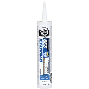 Dynaflex 230® Premium Elastomeric Sealant - 300 ml, White, Cartridge, Lifetime