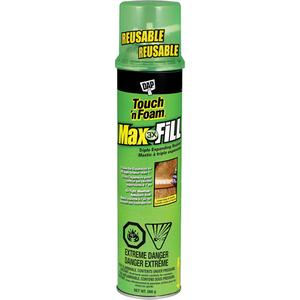 Touch 'n Foam® Max Fill™ Triple Expanding Sealant - 566 g, Cream, Aerosol Can