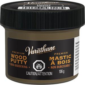 Varathane® Premium Wood Putty - 106 g, Tub, Ebony