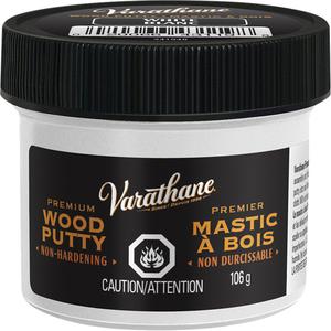 Varathane® Premium Wood Putty - 106 g, Tub, White