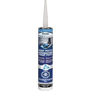 EpoxyShield® Premium All Season Wet/Dry Roof Patch - Cartridge, 300 ml, Trowel-Grade Black