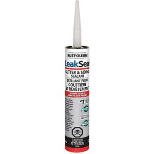 LeakSeal® Gutter & Siding Sealant - Cartridge, 300 ml, Clear, 30 min.