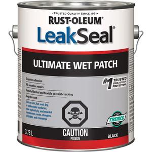 LeakSeal® Ultimate Wet Roof Patch - Gallon, 3.78 L, Black