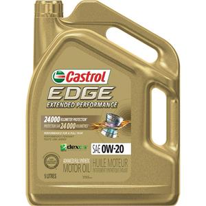 Edge® Extended Performance 0W-20 Motor Oil - 5 L, Jug, API SN+, DEXOS1, GF-5, FORD M2C947-A, & MS-6395