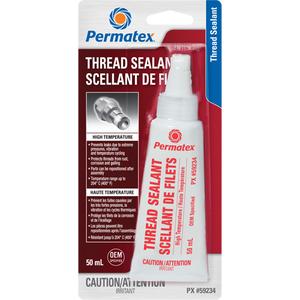 High Temperature Thread Sealant - 50 ml, Red, Bottle, '-54° C - 204° C/-65° F - 400° F