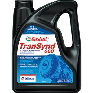 TranSynd 668 Full-Synthetic Automatic Transmission Fluid - 3.78 L, Bottle, Red