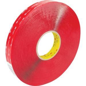 4910 Foam Tape - Acrylic, 25.4 mm (1"), 18 mm (3/4"), 33 m (108'), 40 mils
