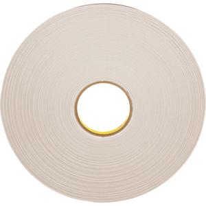 Double-Coated Foam Tape - Polyethylene, 12.7 mm (1/2"), 25.4 mm (1"), 18 mm (3/4"), 66 m (216'), 31 mils