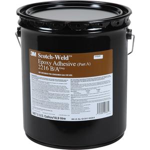 Scotch-Weld™ Adhesive - 5 gal., Pail, Grey, 90 min., 7 Days, Two-Part