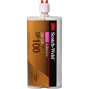 Scotch-Weld™ Adhesive - 400 ml, Cartridge, Clear, 4 min., 48 hrs., Two-Part