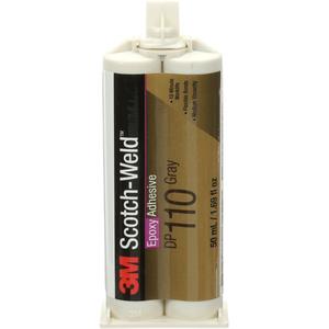 Scotch-Weld™ Adhesive - 1.64 fl. oz., 200 ml, Cartridge, Grey, 4 min., 48 hrs., Two-Part
