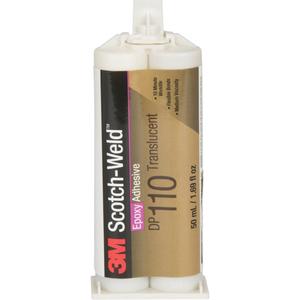 Scotch-Weld™ Adhesive - 1.64 fl. oz., 200 ml, Dual Cartridge, Clear, 48 hrs., Two-Part