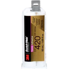 Scotch-Weld™ Adhesive - 1.25 fl. oz., 400 ml, Cartridge, Off-White, 4 min., 48 hrs., Two-Part
