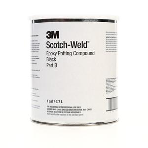 Scotch-Weld™ Potting Compound - 1 gal., 1.7 fl. oz., 200 ml, Pail, Black, 70 min., 3 hrs., Two-Part