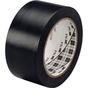 764 General-Purpose Vinyl Tape - 25.4 mm (1"), 50.8 mm (2"), 32.9 m (108'), 5 mils, Black