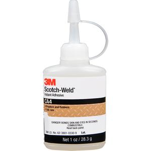 Scotch-Weld™ Instant Adhesive CA4 - 1 oz., Bottle, Clear