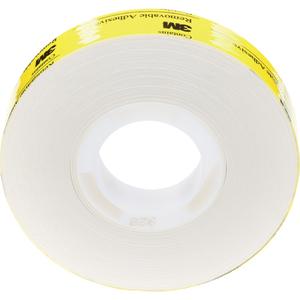 Scotch® ATG Repositionable Tissue Tape  928 - 12.7 mm (1/2"), 19 mm (3/4"), 16.5 m (54'), Clear