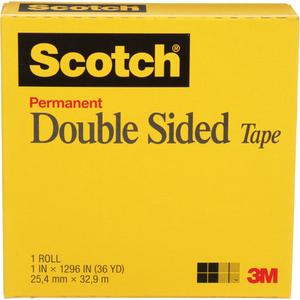 Removable-Repositionable Tape - 24 mm (1"), 12 mm (47/100"), 33 m (108')