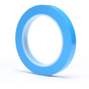 Scotch® High-Temperature Fine Line Tape - 12 mm (1/2"), 24 mm (1"), 33 m (108'), Blue