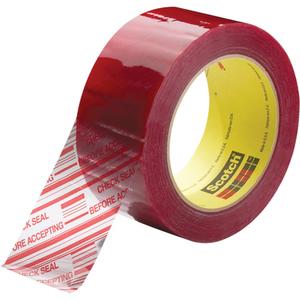 Scotch® Security Message Box Sealing Tape - Hand, Acrylic, 48 mm (2"), 914 m (2998'), 100 m (328'), 1.8 mils