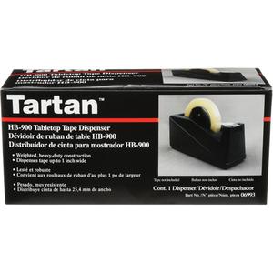 Tartan™ Tabletop Tape Dispenser - Single-Roll, 1", 3"