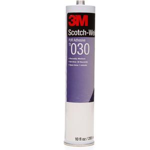 Scotch-Weld™ PUR Adhesive - 10 oz., Cartridge, Clear, 30 sec., 7 Days