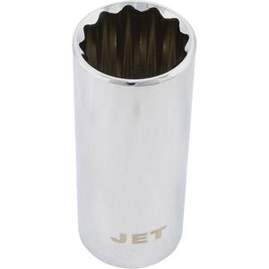 12-Point Chrome Socket - 1/2", 3/4", 12, Hand/Standard, Deep, 3/4", GGG-W-641E, CDA39-GP-12B, ANSI