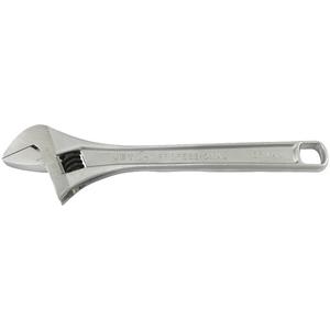 AWP-15 Super Heavy-Duty Professional Adjustable Wrench - 15", 2", Chrome, Ergonomic, CDA39-GP-13A, GGG-W-631B, ANSI