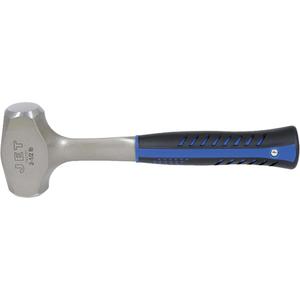 JSCH-25 Super Heavy-Duty Club Hammer - 2.5 lbs., Polished, Solid Steel, 10-3/4"